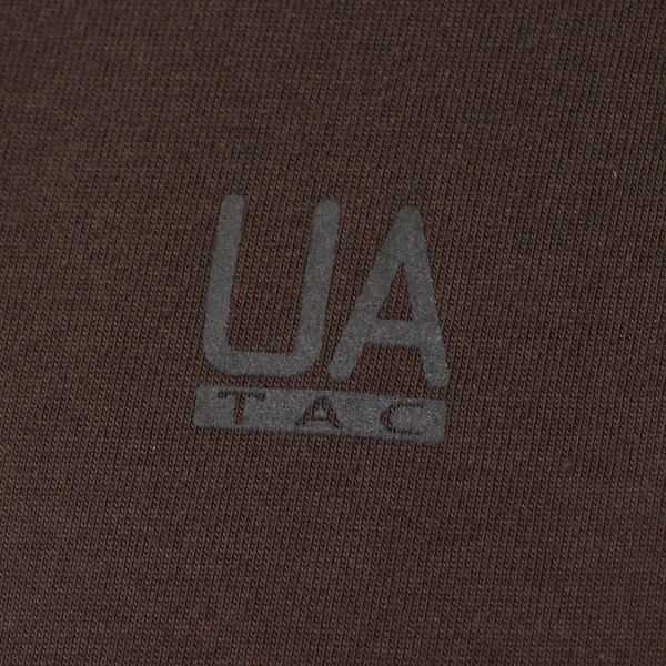 Футболка літня UATAC Коричнева з принтом UA | S 53201131 фото