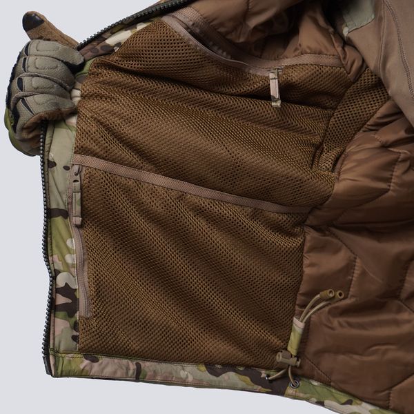 Тактическая зимняя куртка UATAC Multicam Membrane Climashield Apex S 3714 фото