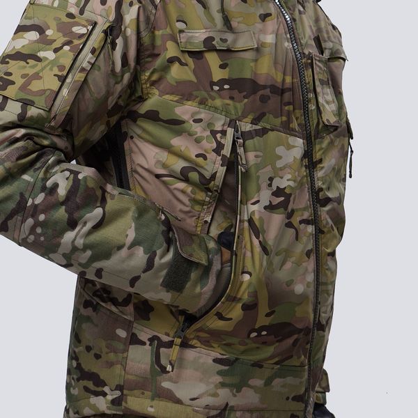 Тактическая зимняя куртка UATAC Multicam Membrane Climashield Apex S 3714 фото